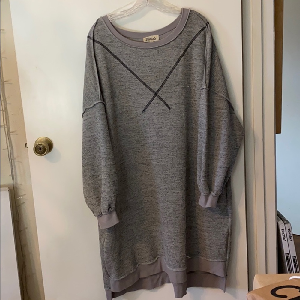 Oversized sweater dress